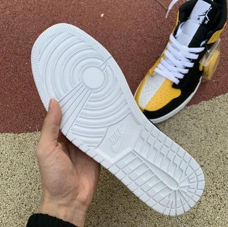 Air Jordan 1 Mid Black And Yellow Yin Yang by Air Jordan