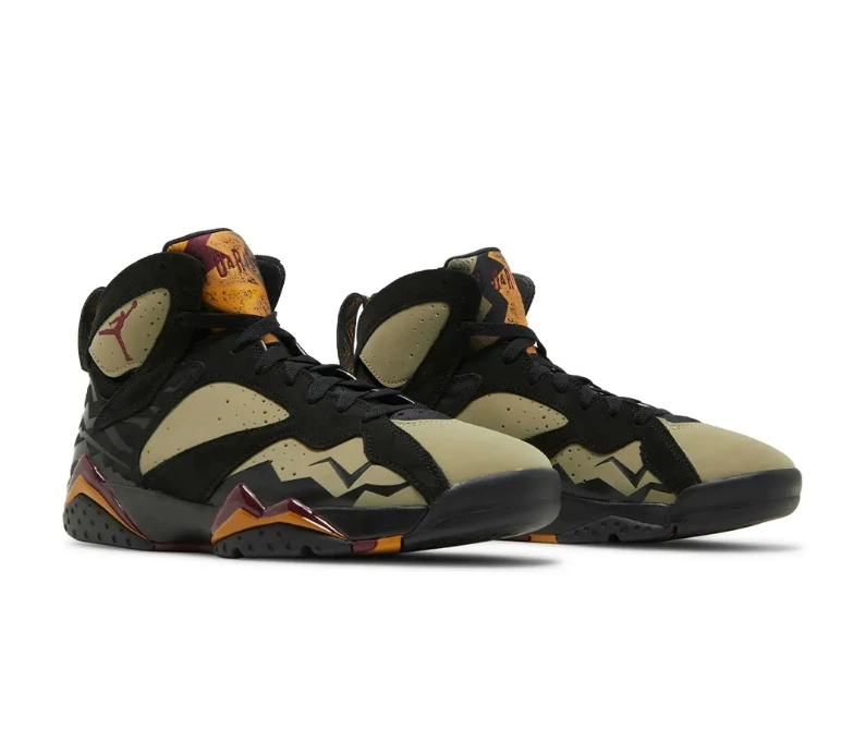 AJ 7 Retro Black Olive Shoes Sneakers by Air Jordan
