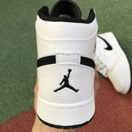 Air Jordan 1 MID GS White Green by Air Jordan
