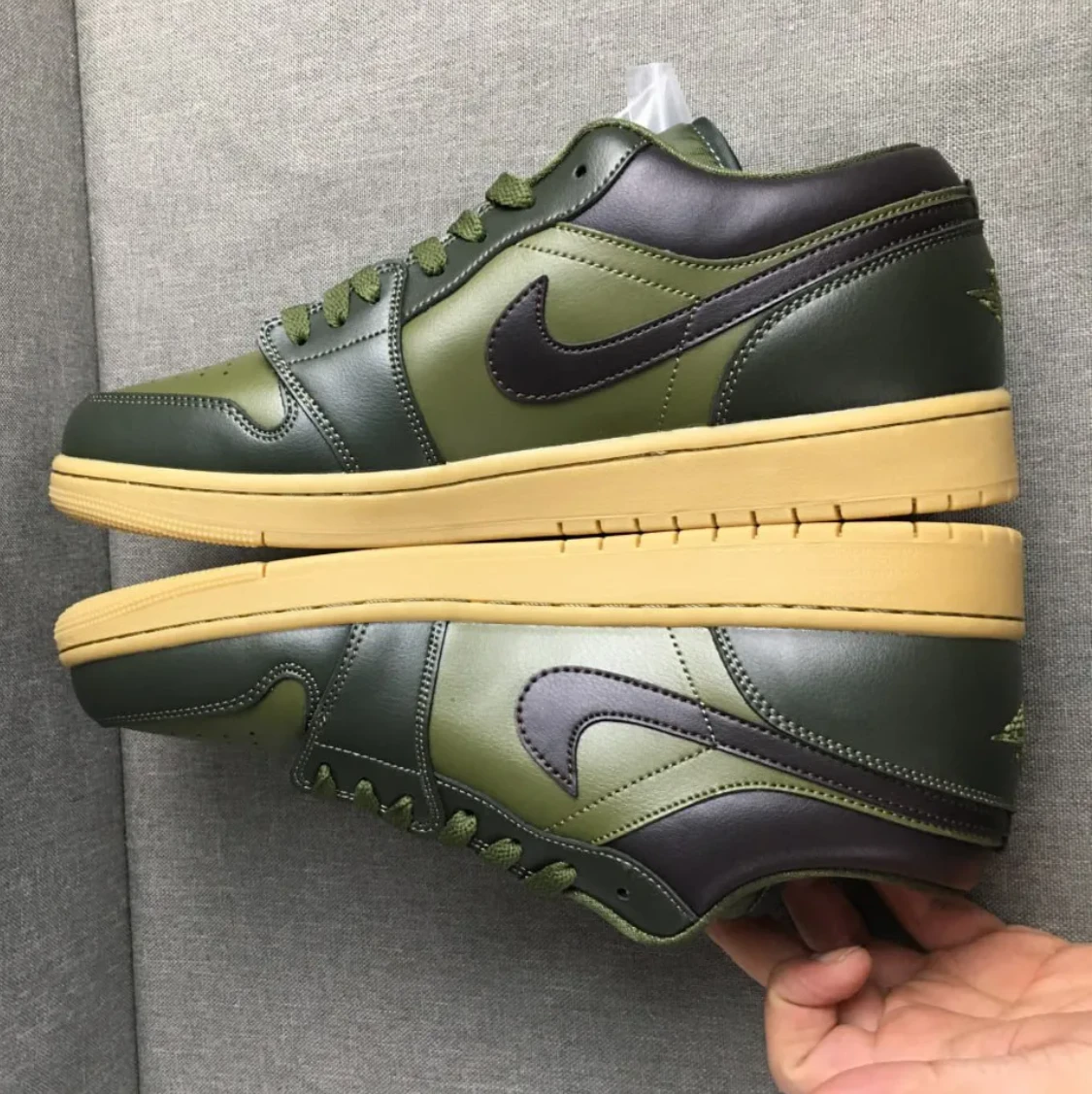 Air Jordan 1 Low Sequoia Shoes Sneakers by Air Jordan
