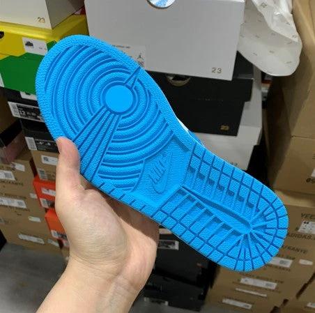 Air Jordan 1 Mid North Carolina White Blue by Air Jordan