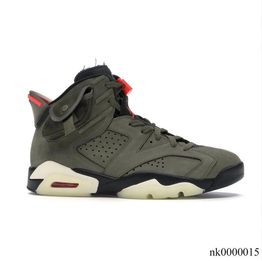 Travis Scott x AJ 6 Olive Shoes Sneakers by Air Jordan