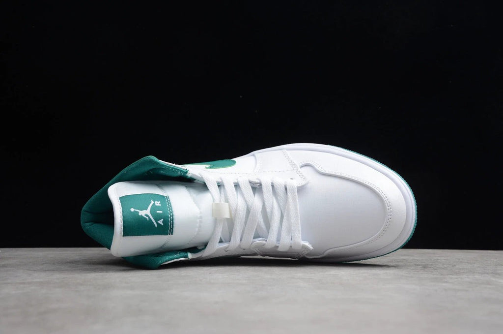 Air Jordan 1 Mid White Mystic Green by Air Jordan