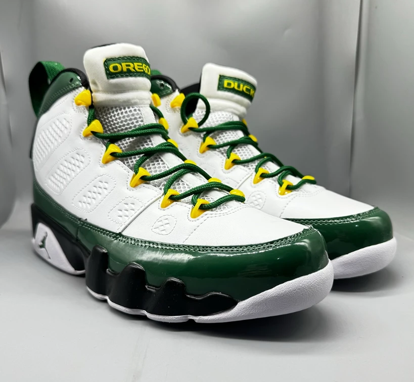 Air Jordan 9 PE Oregon Ducks Shoes Sneakers by Air Jordan