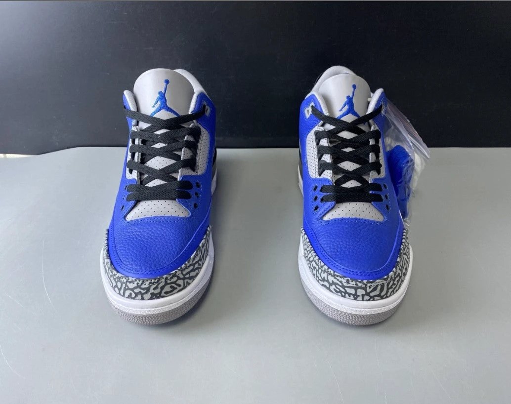 Air Jordan Jordan 3 Retro Varsity Royal Cement Shoes Sneakers by Air Jordan