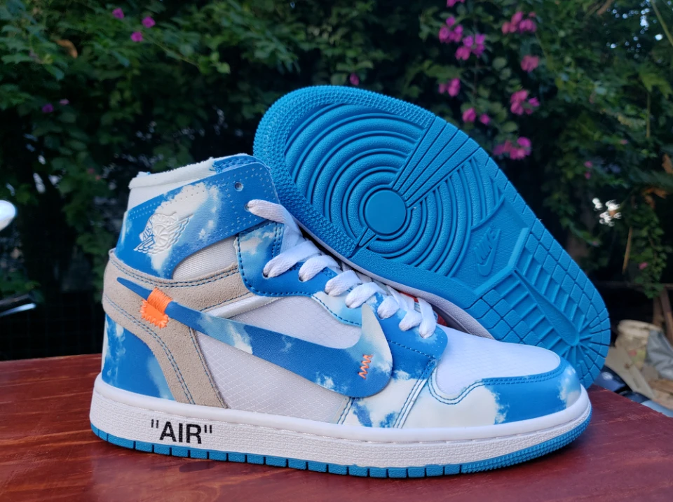 Off-White x Air Jordan 1 High Cloudy Sky by Air Jordan