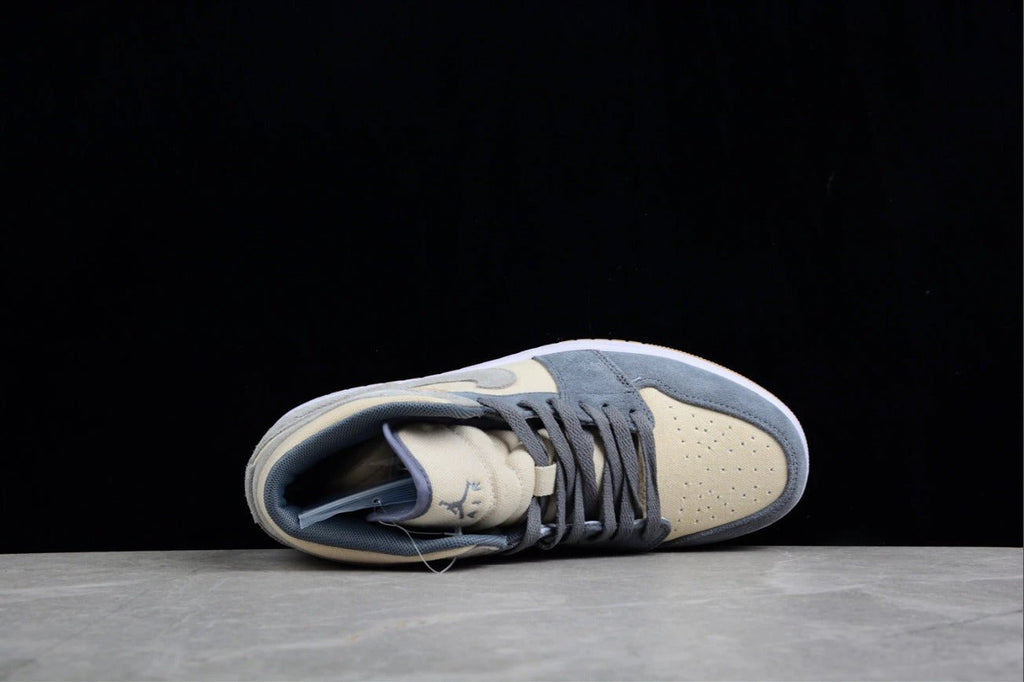 Air Jordan 1 Mid Coconut Milk Particle Grey by Air Jordan