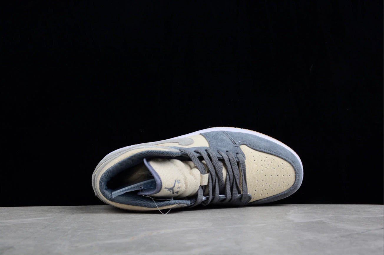 Air Jordan 1 Mid Coconut Milk Particle Grey by Air Jordan