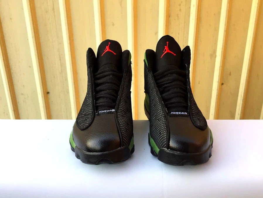 Air Jordan 13 Black Green Mesh by Air Jordan