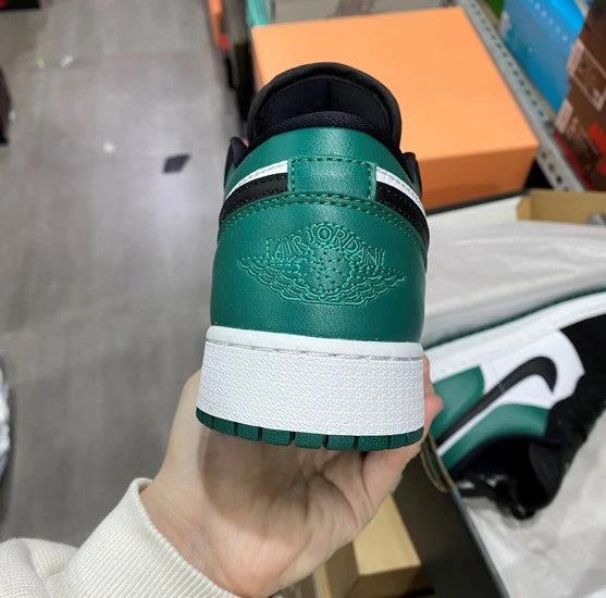 Air Jordan 1 Low Black Green Toe by Air Jordan