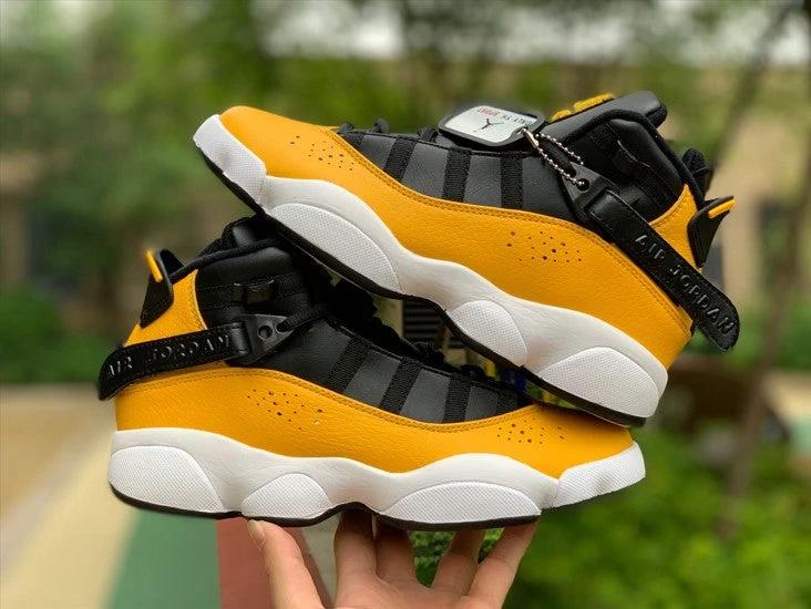 Air Jordan 6 Rings Crowns Black And Yellow by Air Jordan