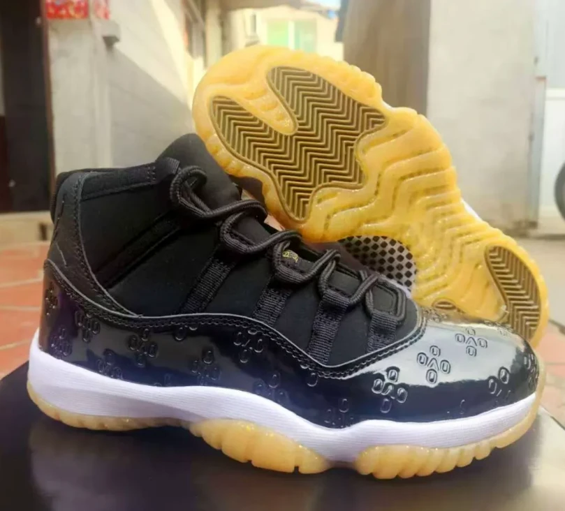 Drake x AJ 11 OVO Monogram Black Sample Shoes Sneakers by Air Jordan