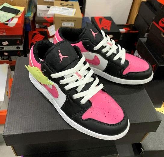 Air Jordan 1 Low Black Pink White by Air Jordan