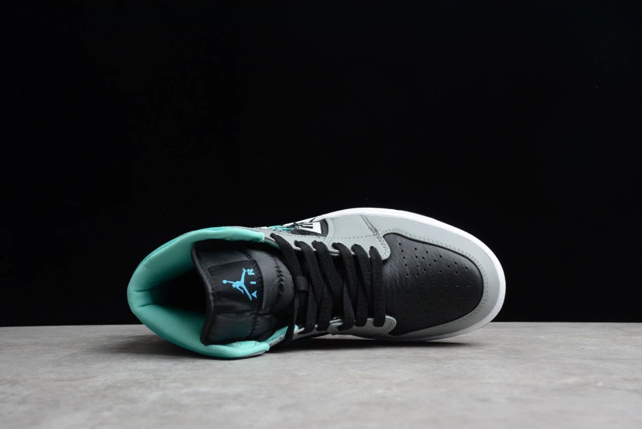 Air Jordan 1 Mid Grey Aqua by Air Jordan