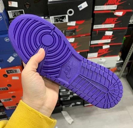Air Jordan 1 Mid Black Purple by Air Jordan