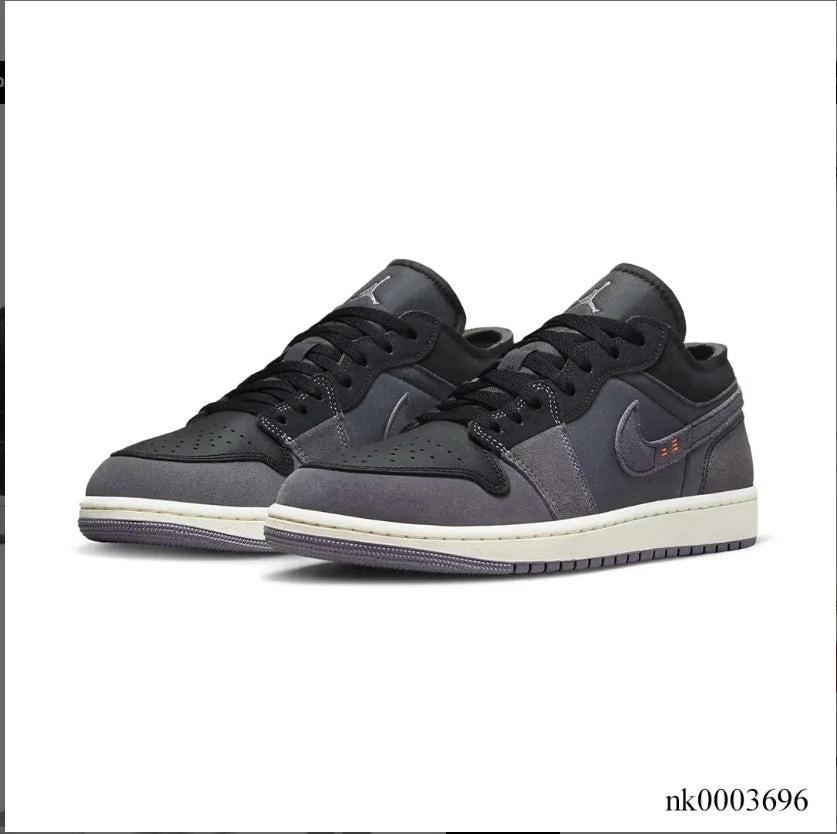 Air Jordan 1 Low Craft Inside Out Black Shoes Sneakers by Air Jordan