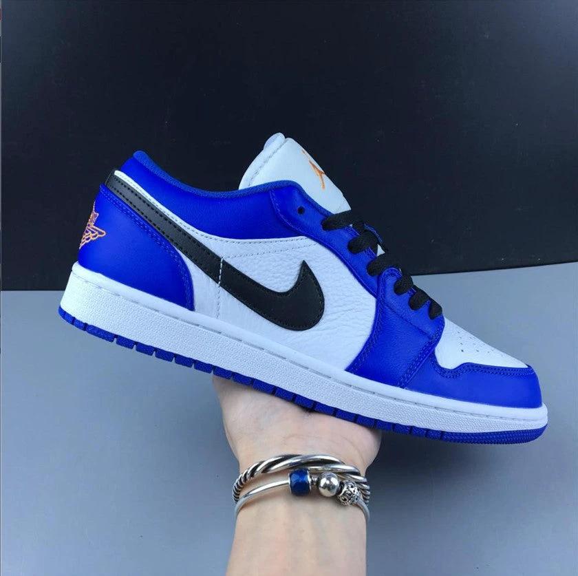 Air Jordan 1 Low Hyper Royal Orange Peel Shoes Sneakers by Air Jordan