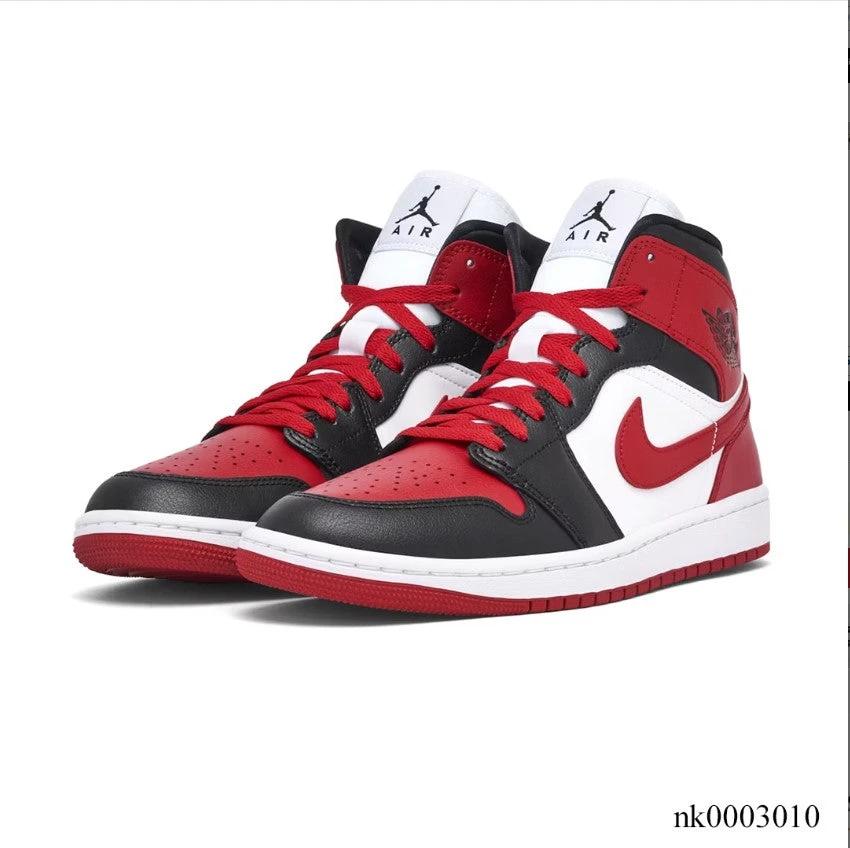 Air Jordan 1 Mid Alternate Bred Toe Shoes Sneakers by Air Jordan