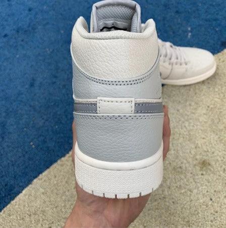 Air Jordan 1 Mid SE Grey Silver White by Air Jordan