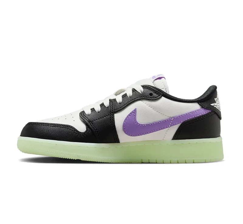 Air Jordan 1 Low Black Raspberry Shoes Sneakers by Air Jordan