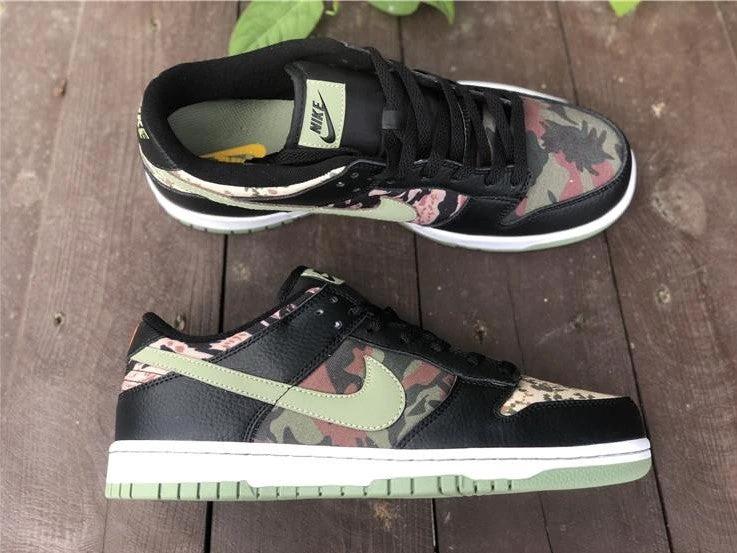 Dunk Low Crazy Camo Shoes Sneakers by Air Jordan