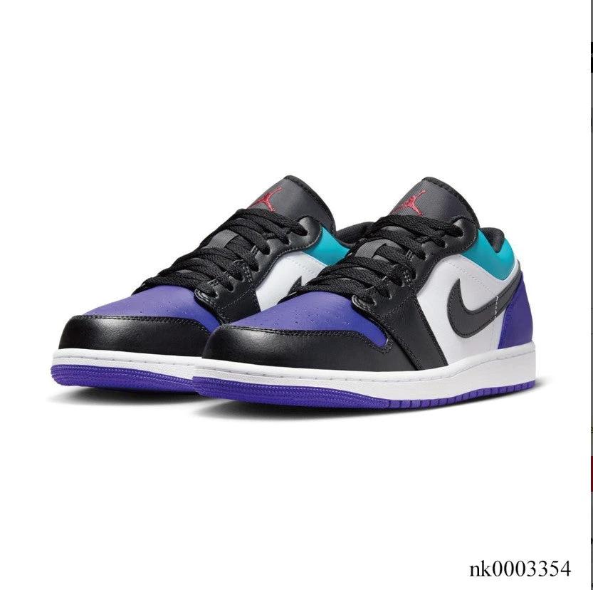 Air Jordan 1 Low Court Purple Tropical Twist Shoes Sneakers by Air Jordan