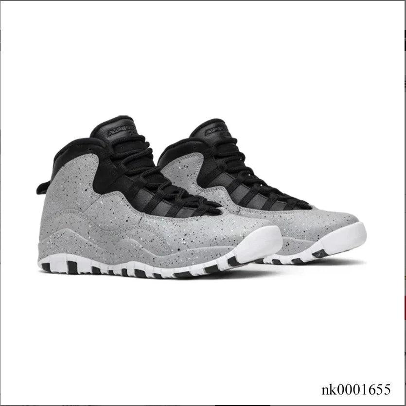Air Jordan 10 Cement Shoes Sneakers by Air Jordan