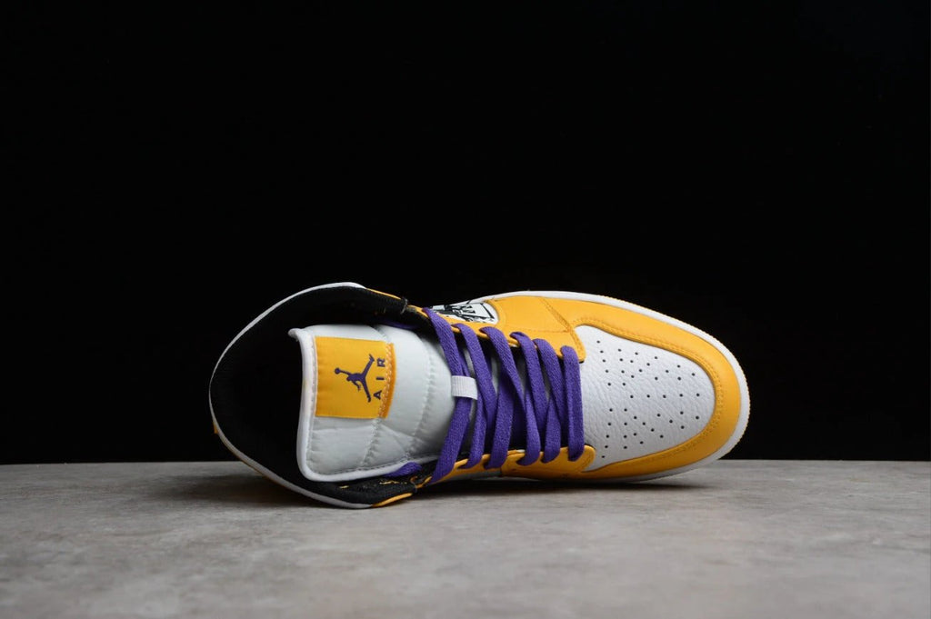 Air Jordan 1 Mid Lakers Yellow Purple by Air Jordan