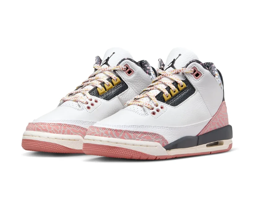 AJ 3 Red Stardust Shoes Sneakers by Air Jordan