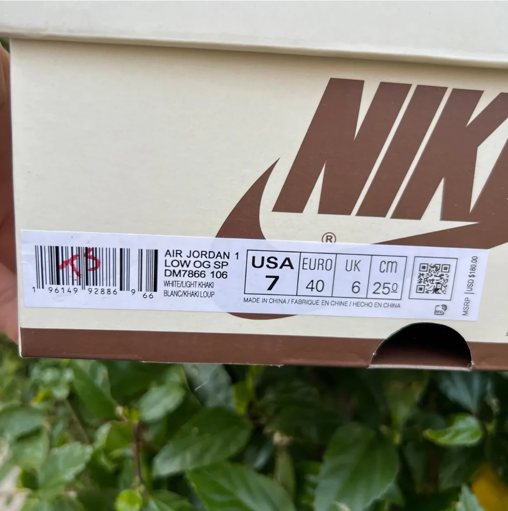Travis Scott x Air Jordan 1 Low OG Brown Shy Shoes Sneakers by Air Jordan