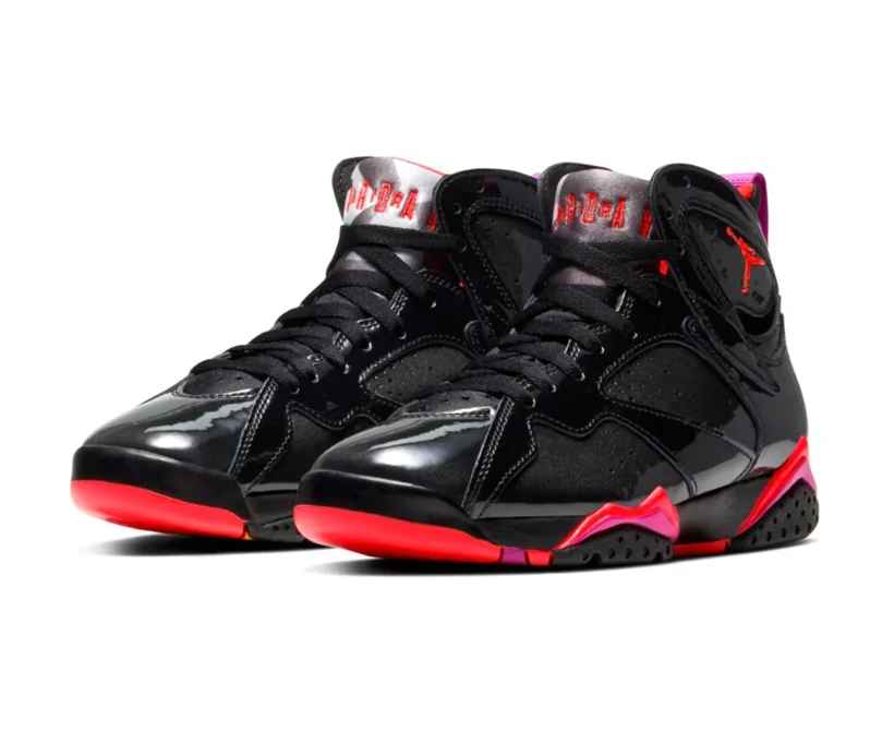 AJ 7 Black Gloss Shoes Sneakers by Air Jordan