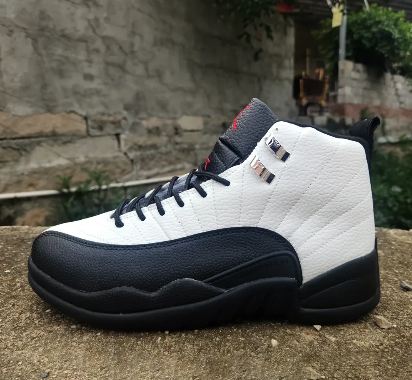 Air Jordan 12 Black Tongue Taxi Sample Shoes Sneakers by Air Jordan