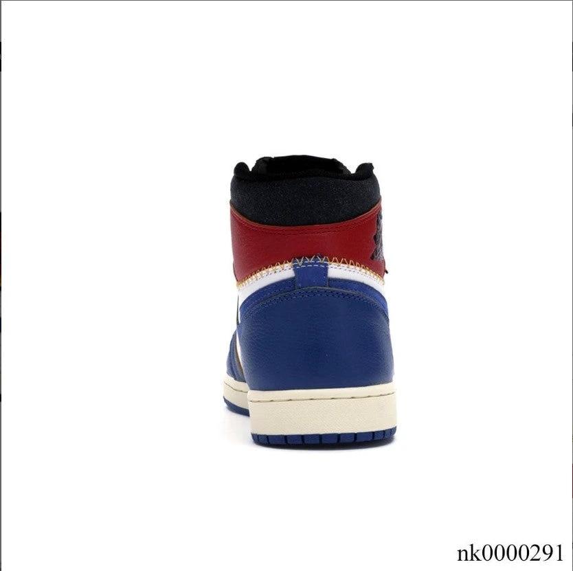 Air Jordan 1 Retro High Union Los Angeles Blue Toe Shoes Sneakers by Air Jordan
