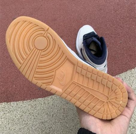 Air Jordan 1 Mid Navy Gilding Raw Rubber by Air Jordan