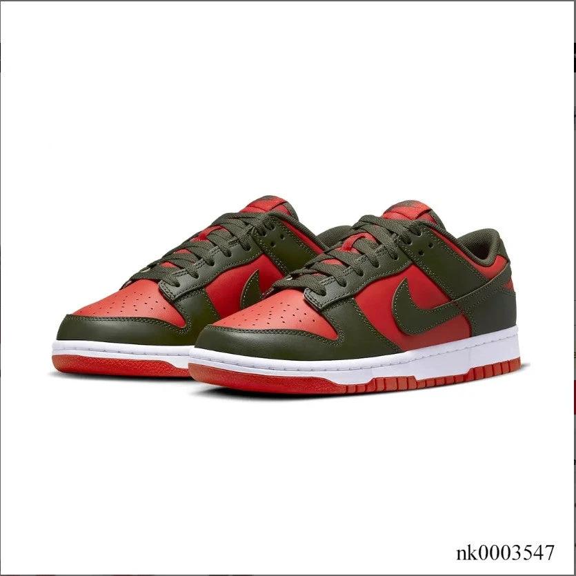 Dunk Low Mystic Red Cargo Khaki Shoes Sneakers by Air Jordan