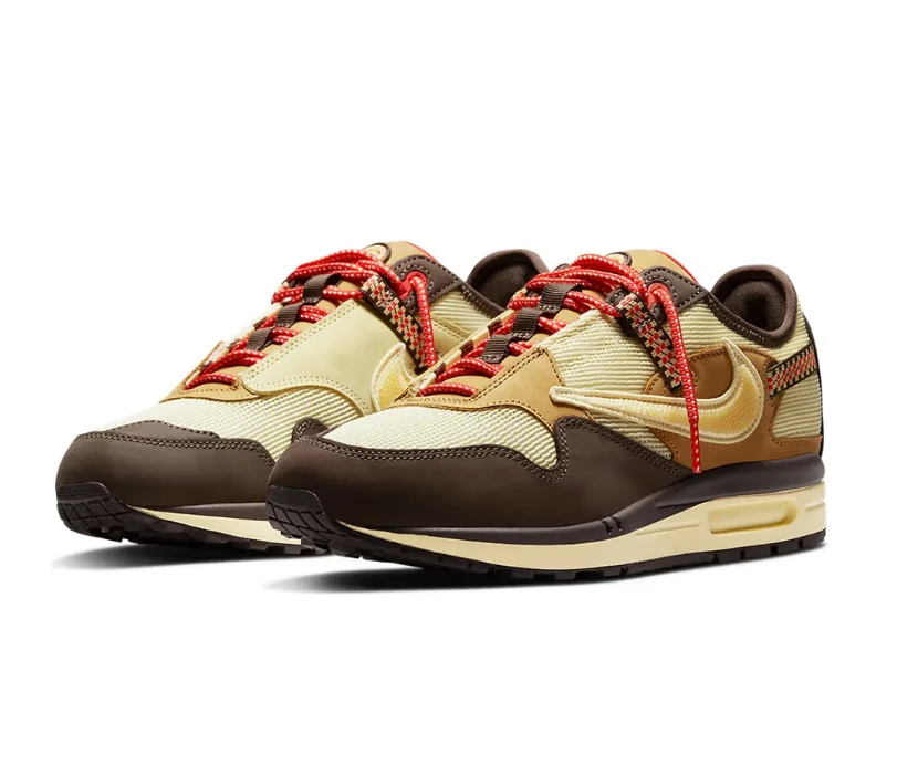 Travis Scott x AM 1 Baroque Brown Shoes Sneakers by Air Jordan