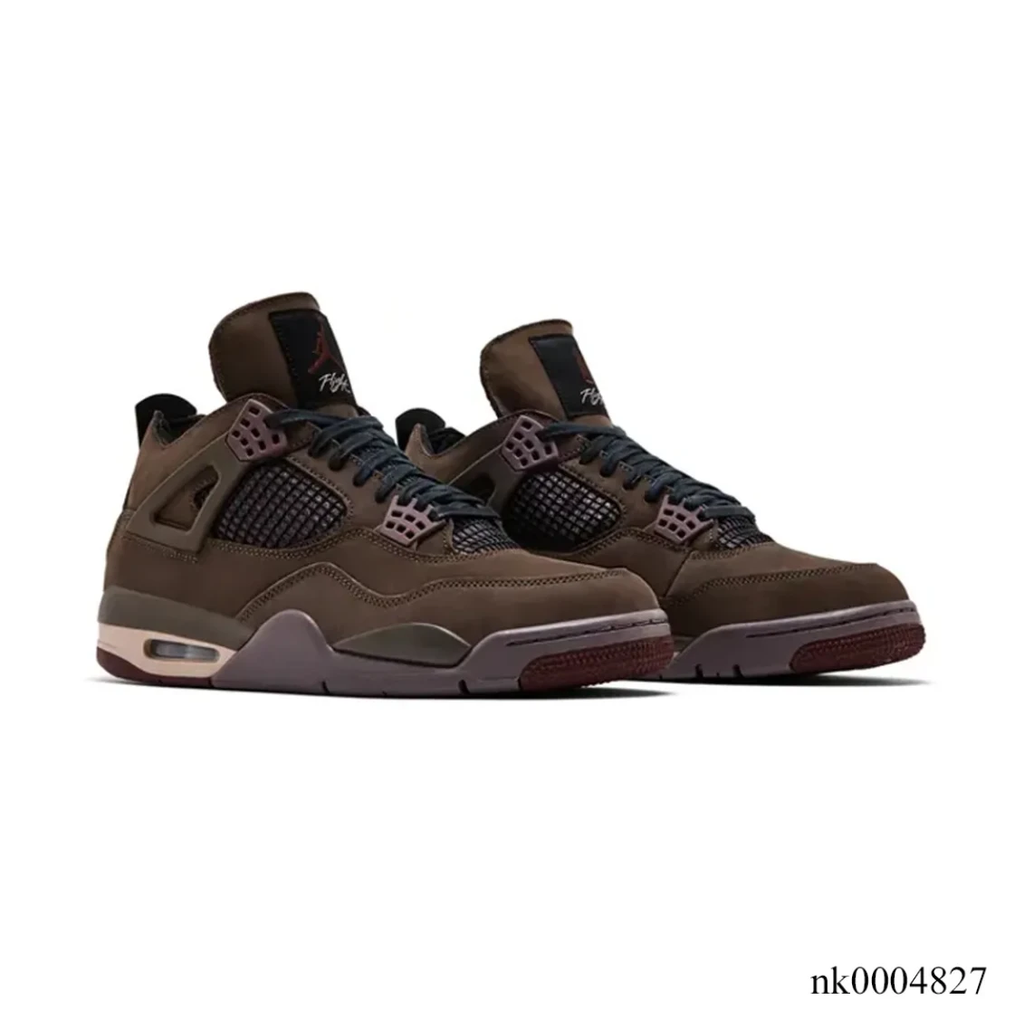 A Ma Maniére x Air Jordan 4 Retro ‘Dark Mocha’ Shoes Sneakers by Air Jordan
