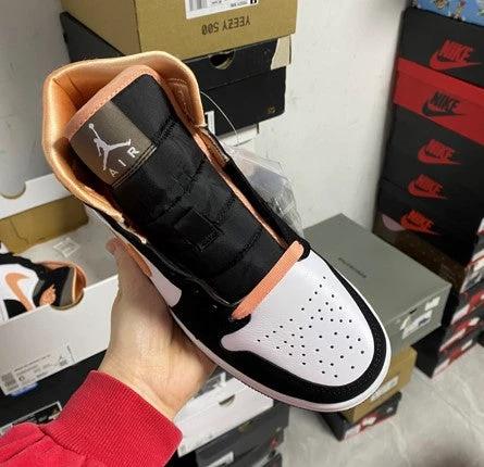 Air Jordan 1 Mid Black Pink Peach by Air Jordan