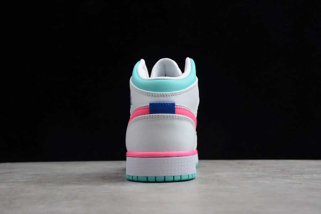 Air Jordan 1 Mid GS Aurora Green Pink by Air Jordan