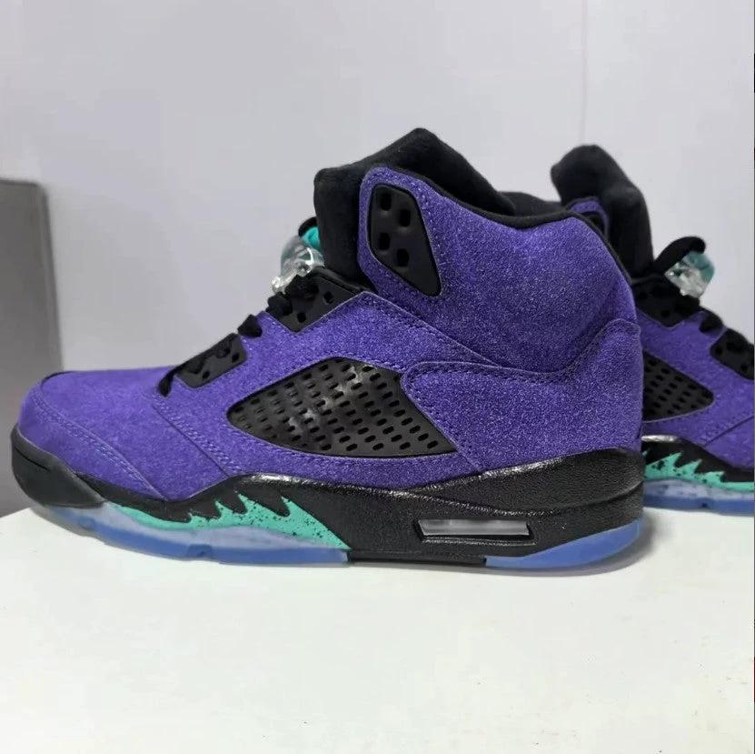 Air Jordan 5 Retro Alternate Grape Shoes Sneakers by Air Jordan