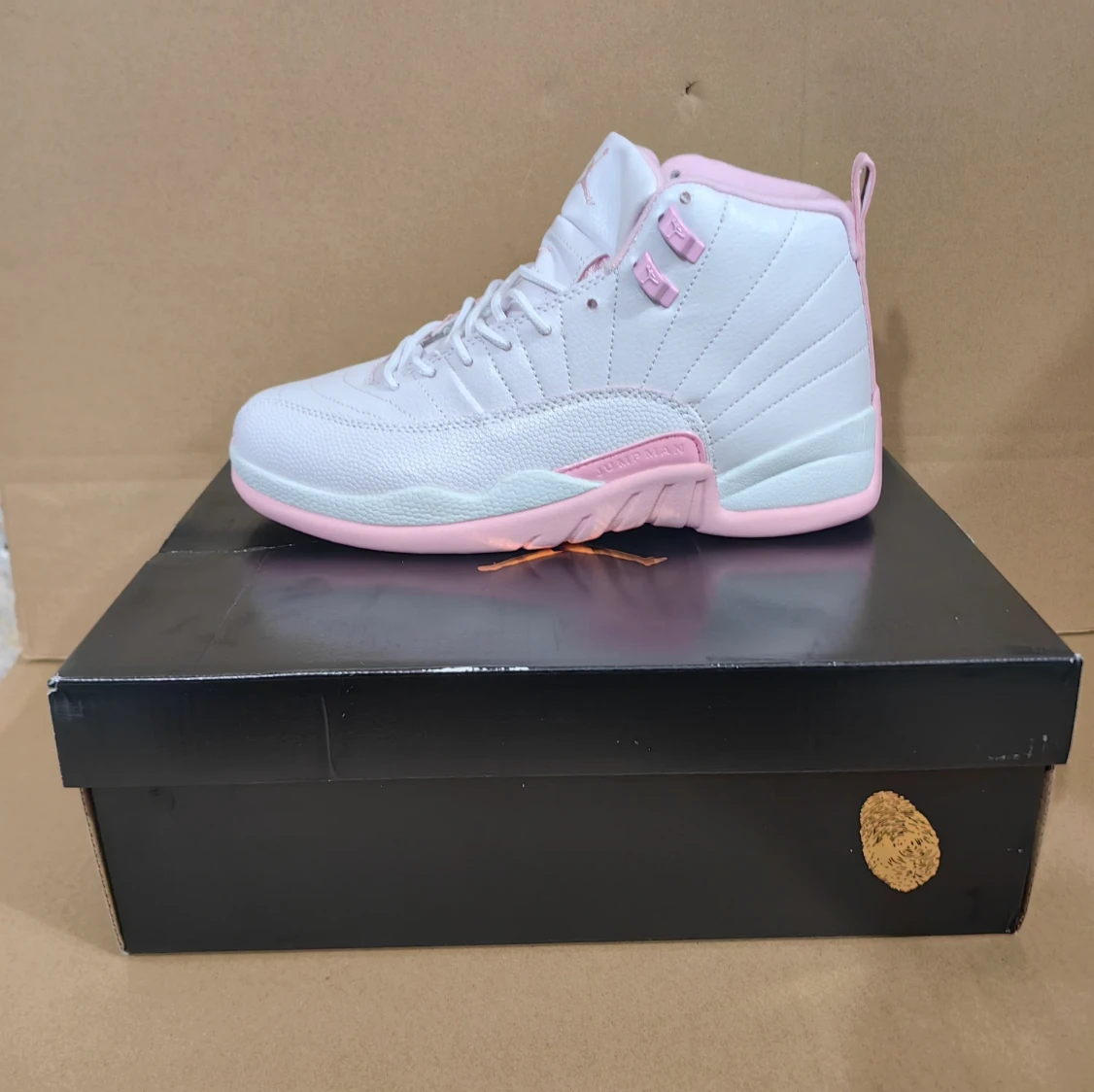 Air Jordan 12 White Pearl Pink Shoes Sneakers by Air Jordan