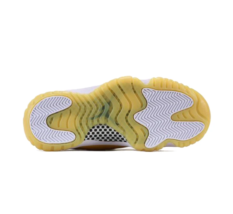 Air Jordan 11 White Yellow Shoes Sneakers by Air Jordan
