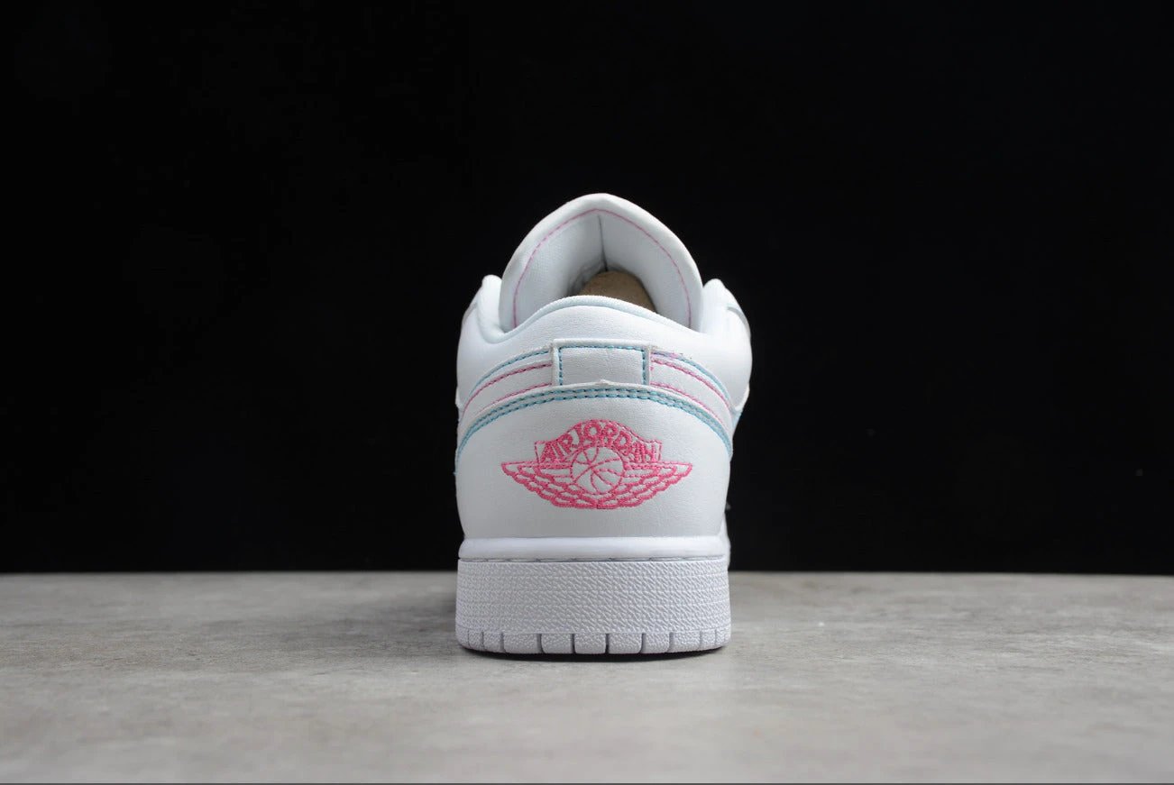 Air Jordan 1 Low White Green Powder by Air Jordan