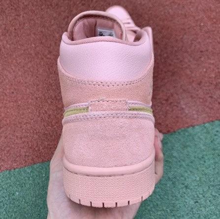 Air Jordan 1 Mid Coral Gold Dirty Powder by Air Jordan