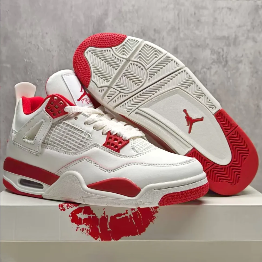 Air Jordan 4 Sierra Red Shoes Sneakers by Air Jordan