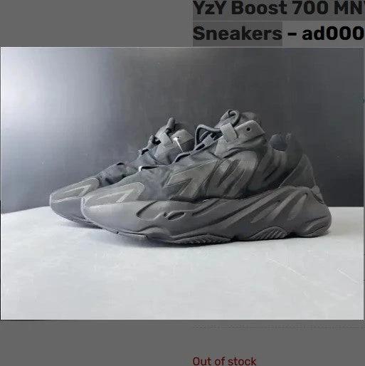 Yeezy Boost 700 MNVN Triple Black Shoes Sneakers by Air Jordan