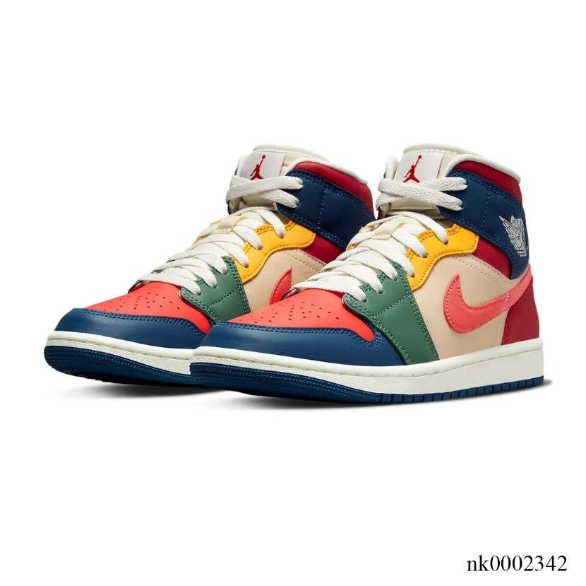 Air Jordan 1 Mid SE Multi Color Shoes Sneakers by Air Jordan
