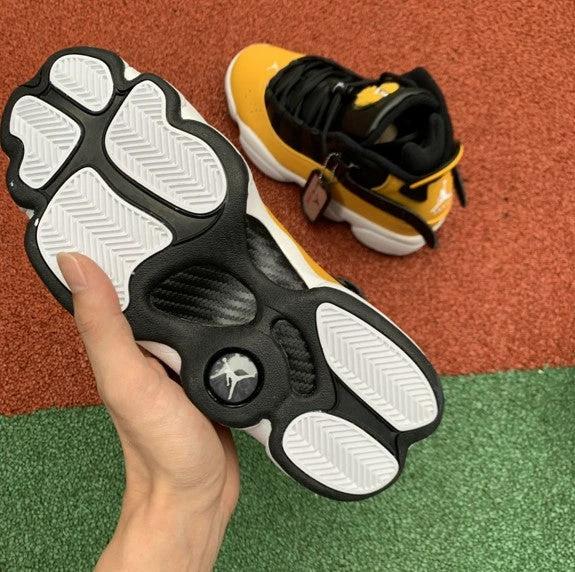 Air Jordan 6 Rings Crowns Black And Yellow by Air Jordan