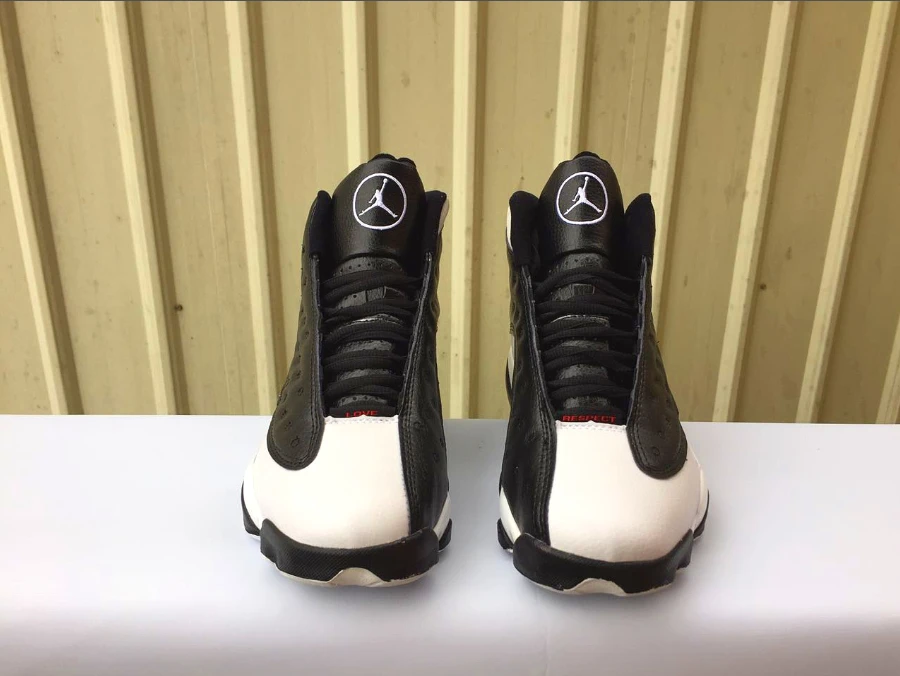 Air Jordan 13 Black White Love Basketball by Air Jordan
