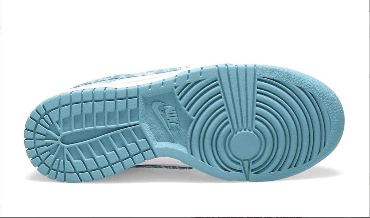 Nike Dunk Low Essential Blue Paisley Shoes Sneakers by Air Jordan